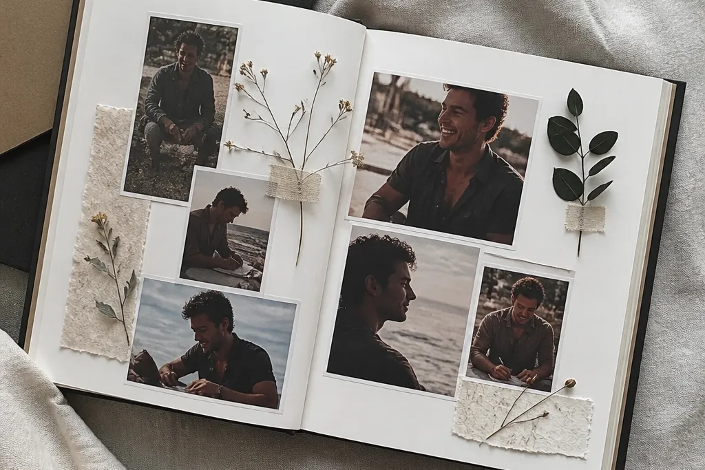 Aesthetic looking expensive scrapbook ideas for boyfriend