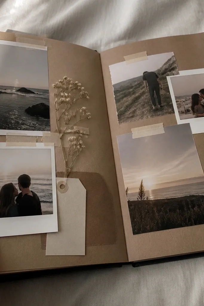 Aesthetic looking expensive scrapbook ideas for boyfriend