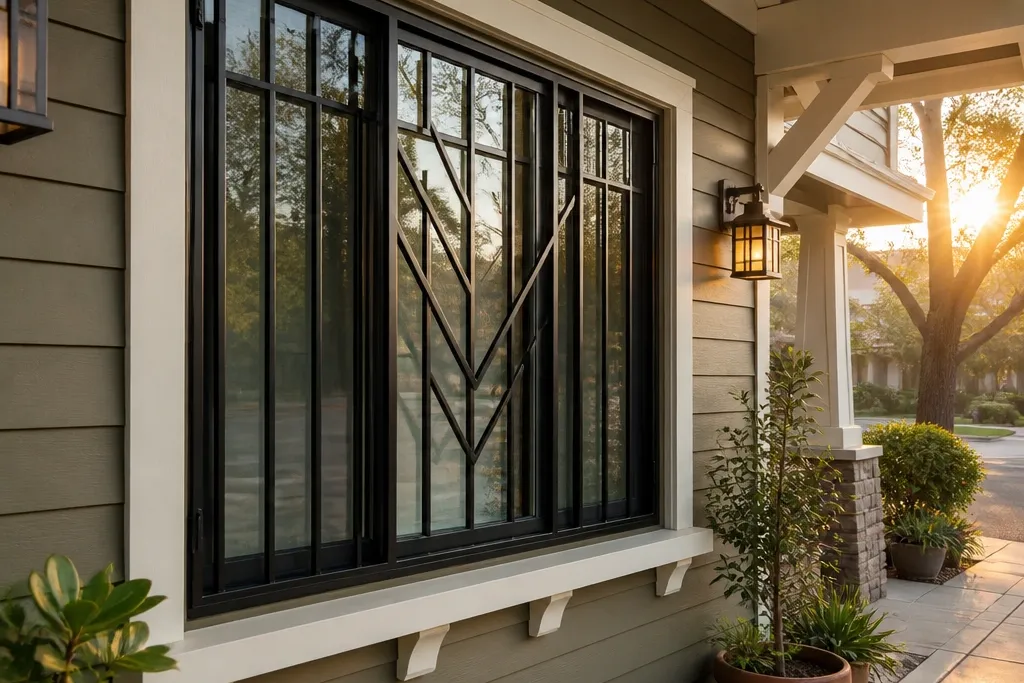 Aesthetic Modern Window Grill Design Ideas