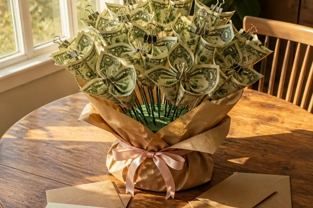 Aesthetic Money Bouquet Ideas for a Pretty Money Bouquet