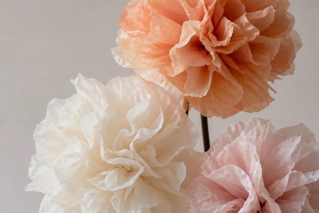 Aesthetic Tissue Paper Flowers That Look Expensive