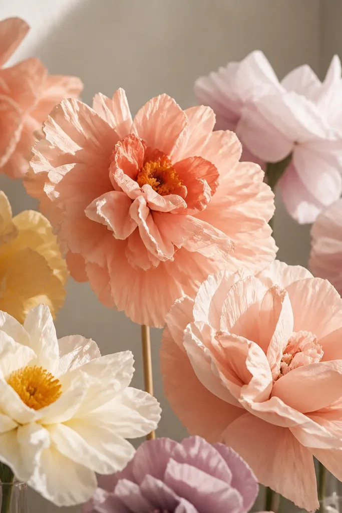 Aesthetic Tissue Paper Flowers That Look Expensive