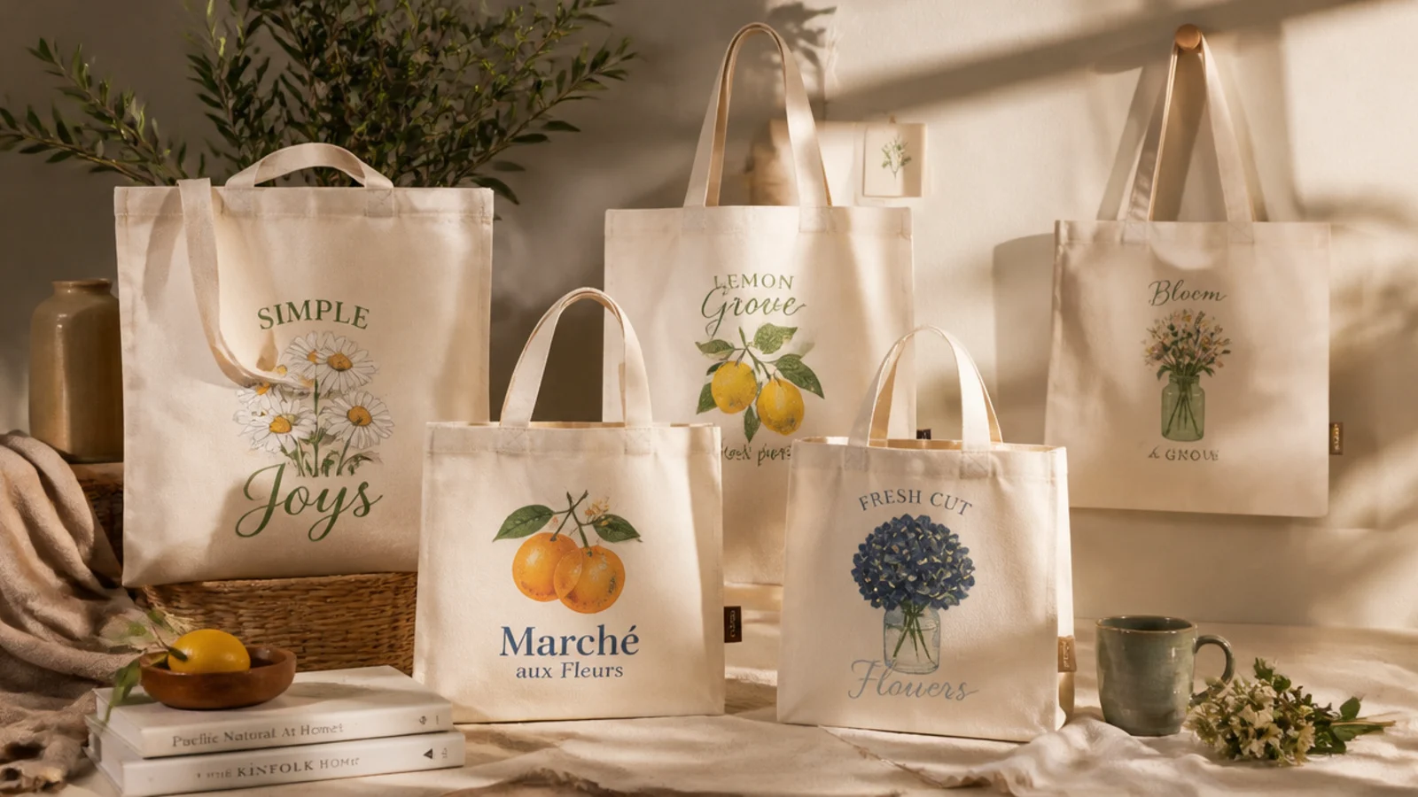 Beach tote bag painting ideas for sun, sand, and sea