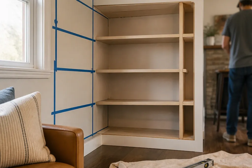 Beginner-Friendly Built-In Corner Shelves Living Room Cost