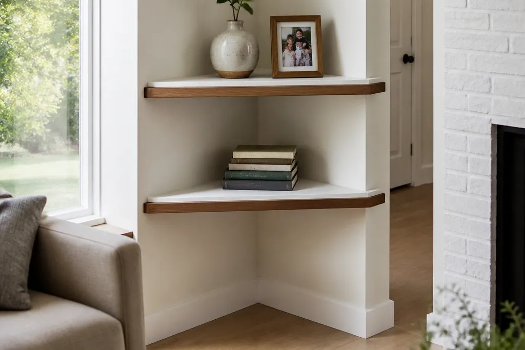 Beginner-Friendly Corner Shelves for Awkward Nooks