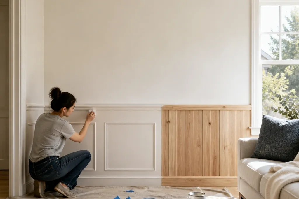 Beginner-Friendly Farmhouse Wainscoting Ideas MDF vs Real Wood