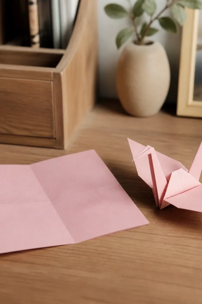 Matte coated off-white square paper with smooth surface