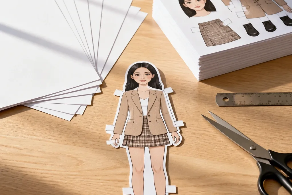 Beginner-Friendly Paper Doll Printable Templates