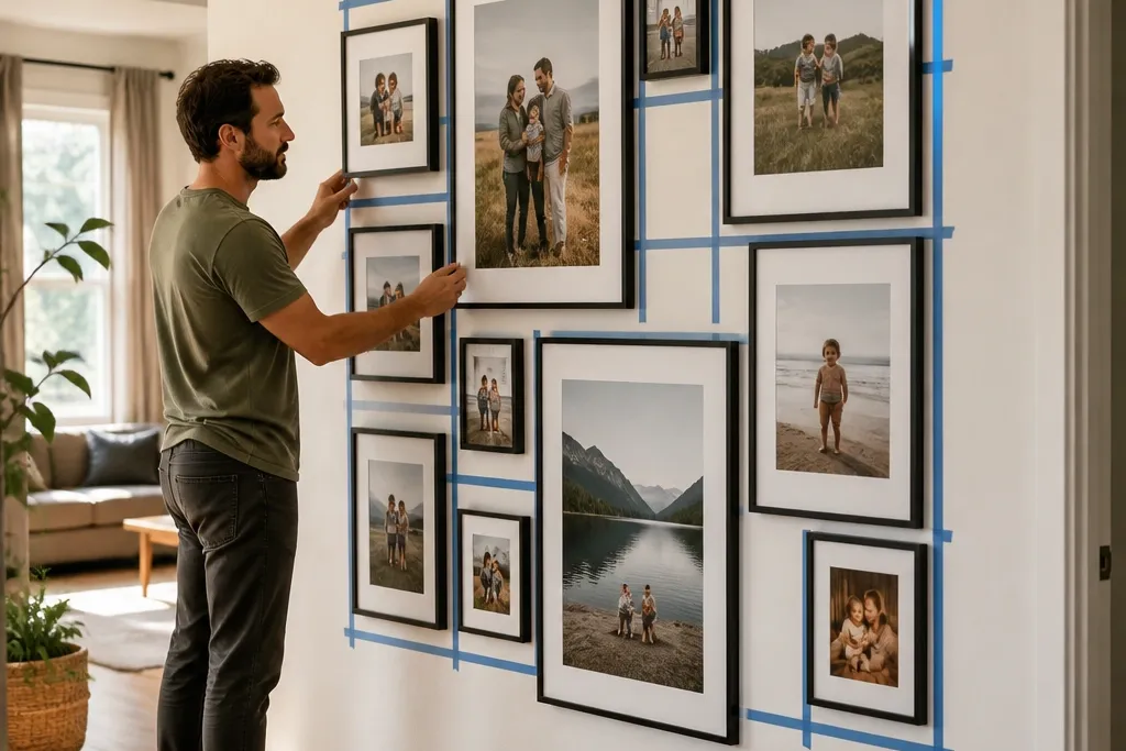 Beginner-Friendly Photo Print Sizes for Collage Walls