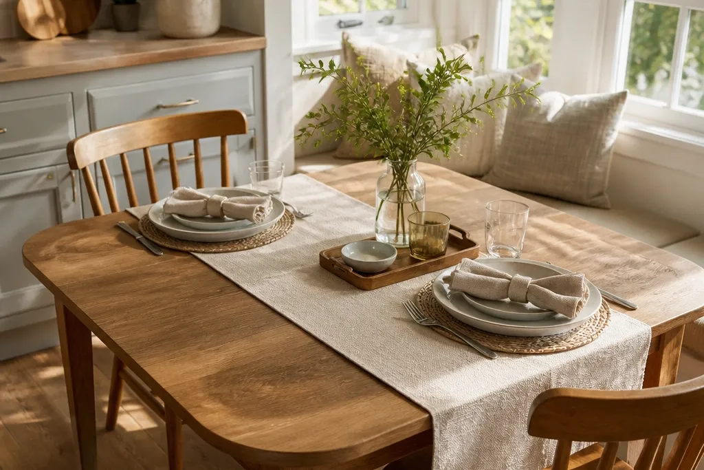 Beginner-Friendly Small Dining Table Decor