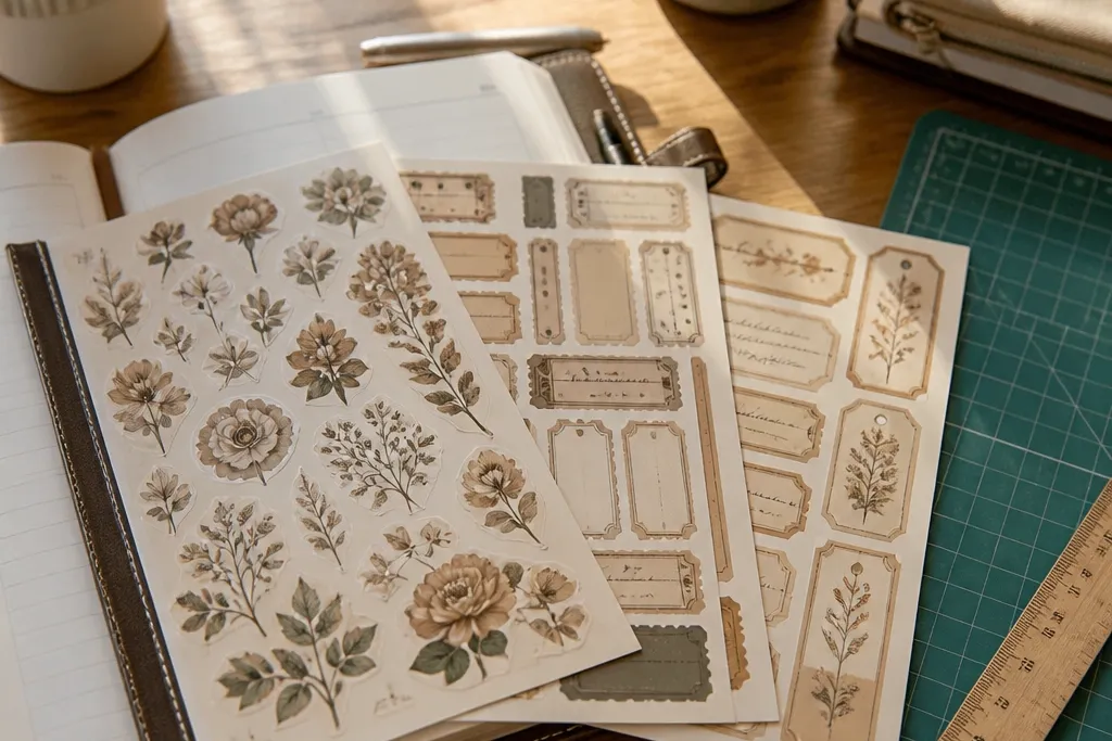 Beginner-Friendly Vintage Sticker Papers Compared For Printables