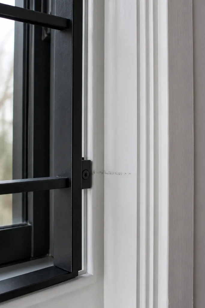 Window grill vibrating and moving slightly in frame