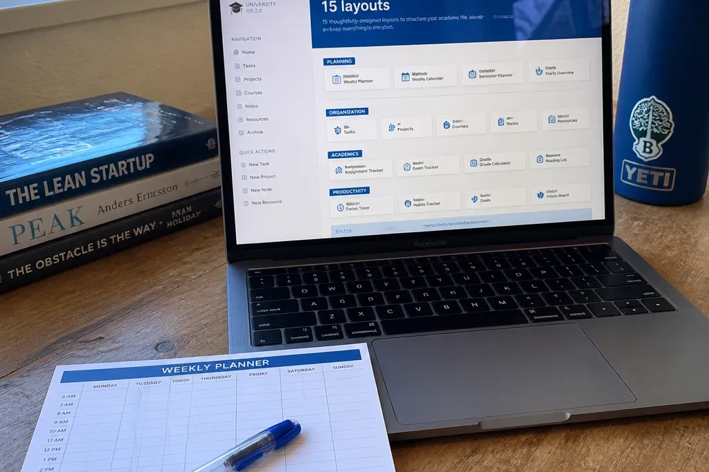 Blue Notion Template Ideas After A Year Of Use