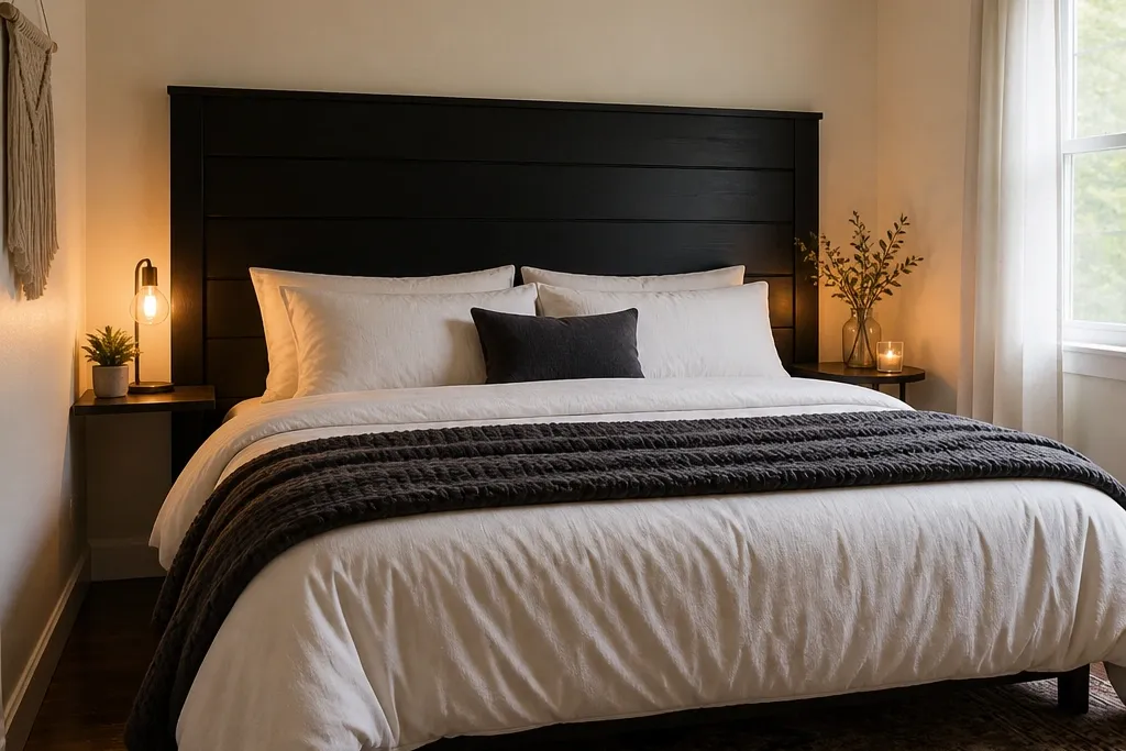 Bold Black Headboard Ideas