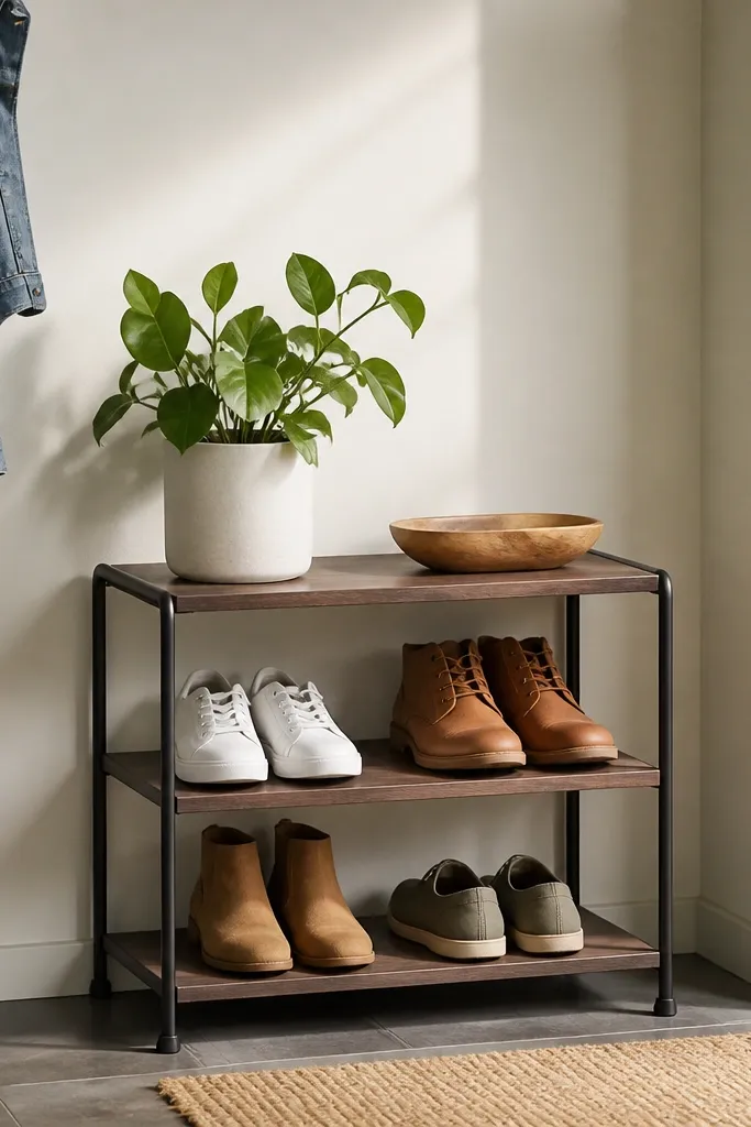 Budget affordable entryway shoe rack ideas