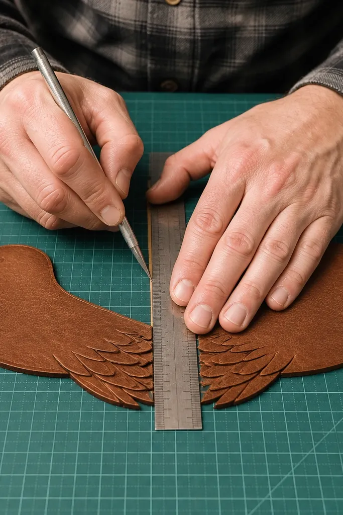 Self-healing cutting mat with visible measurement grid