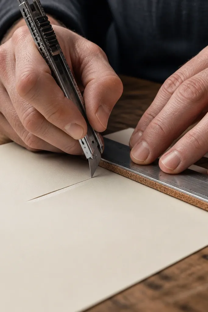Utility craft knife with snap-off blade segments