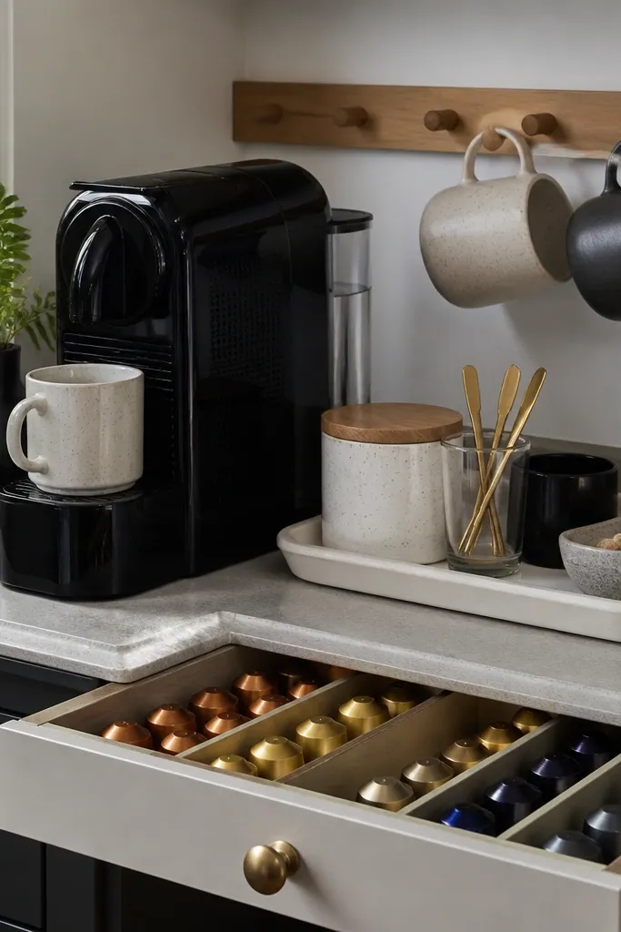 Budget Nespresso Coffee Station Ideas for Quick Daily Coffee