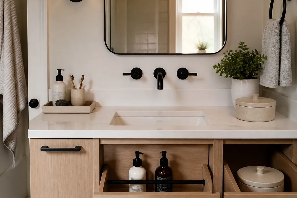 Budget Vanity Organization Ideas