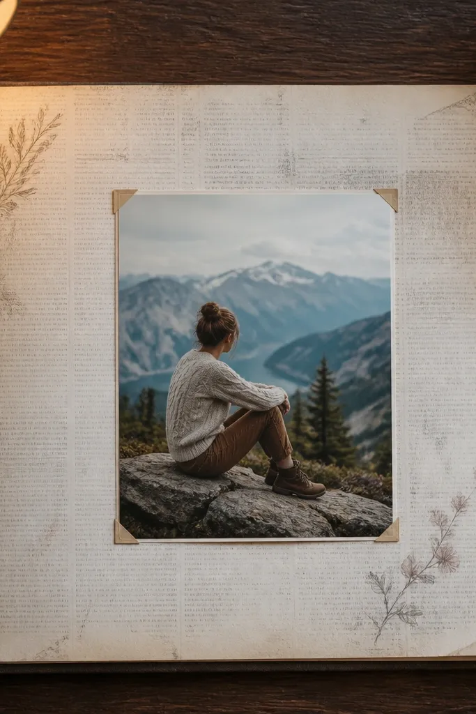 Cream page background with gray paragraph text blocks and margins