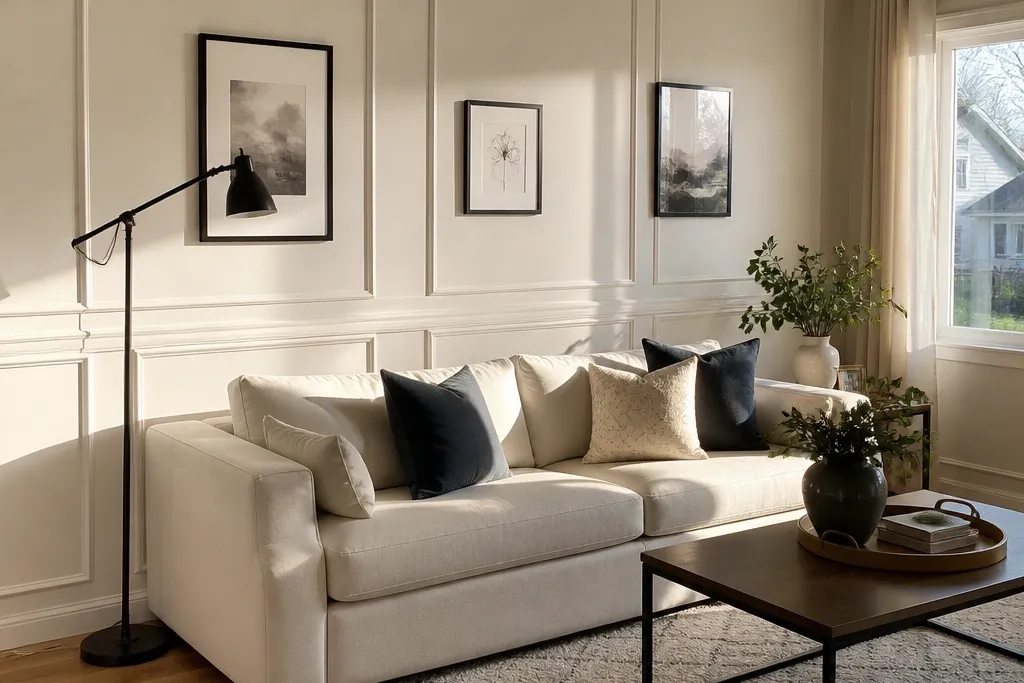 Budget Wall Moulding Ideas for Living Rooms