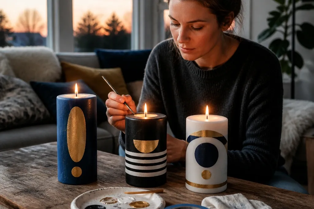 Easy Candle Painting Ideas for Total Beginners