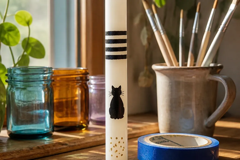 Cheap Candle Painting Ideas for Beginners