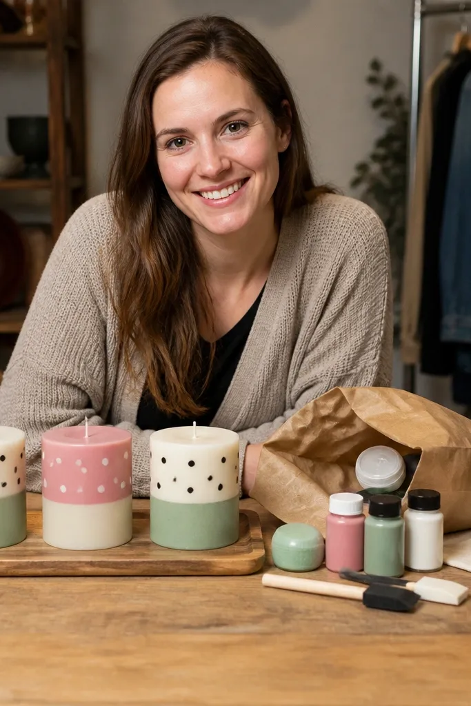 Cheap Candle Painting Ideas for Beginners