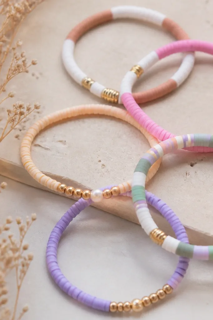 Cheap Clay Bead Bracelet Ideas