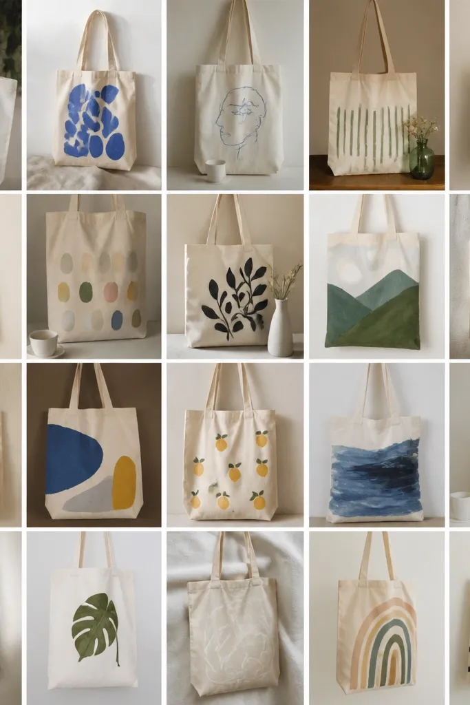 19 cheap tote bag painting ideas that look aesthetic