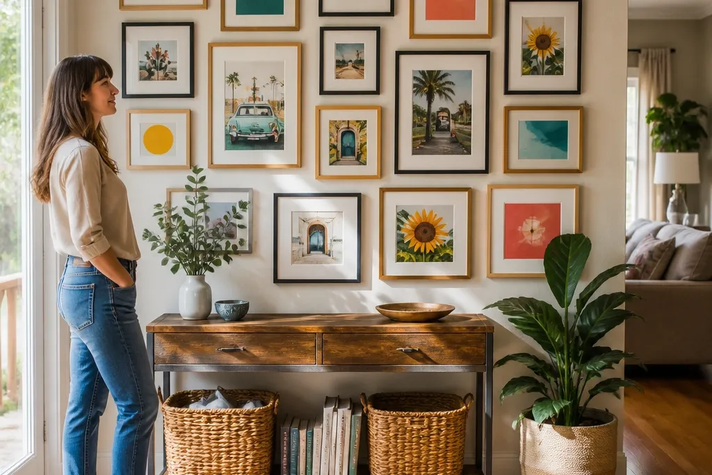 Colorful Gallery Wall Ideas for Happy Walls