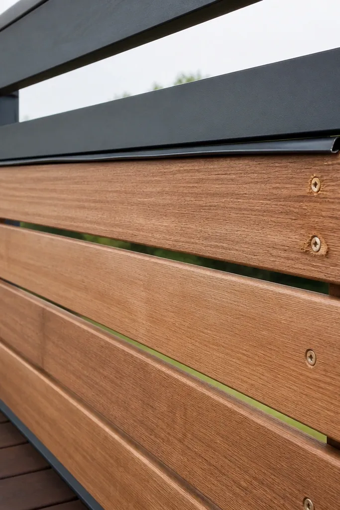 Wood slats with cracked ends from over-tightened screws