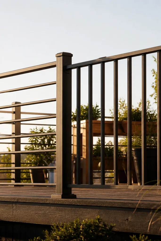 Multiple horizontal bars creating climbable footholds