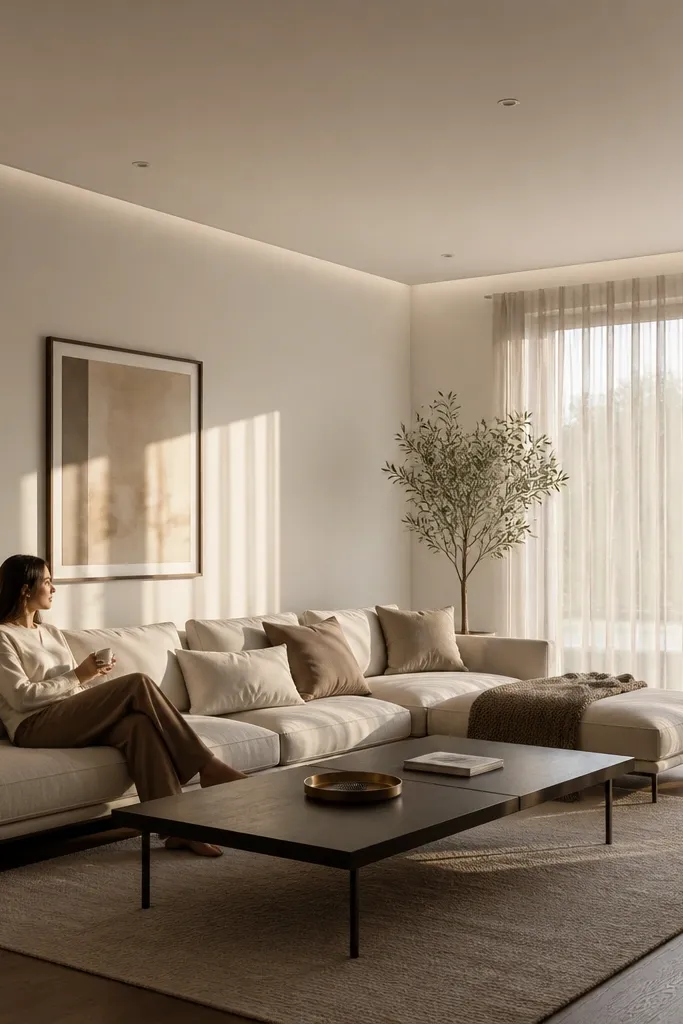 False ceiling perimeter with a varying gap between ceiling and wall
