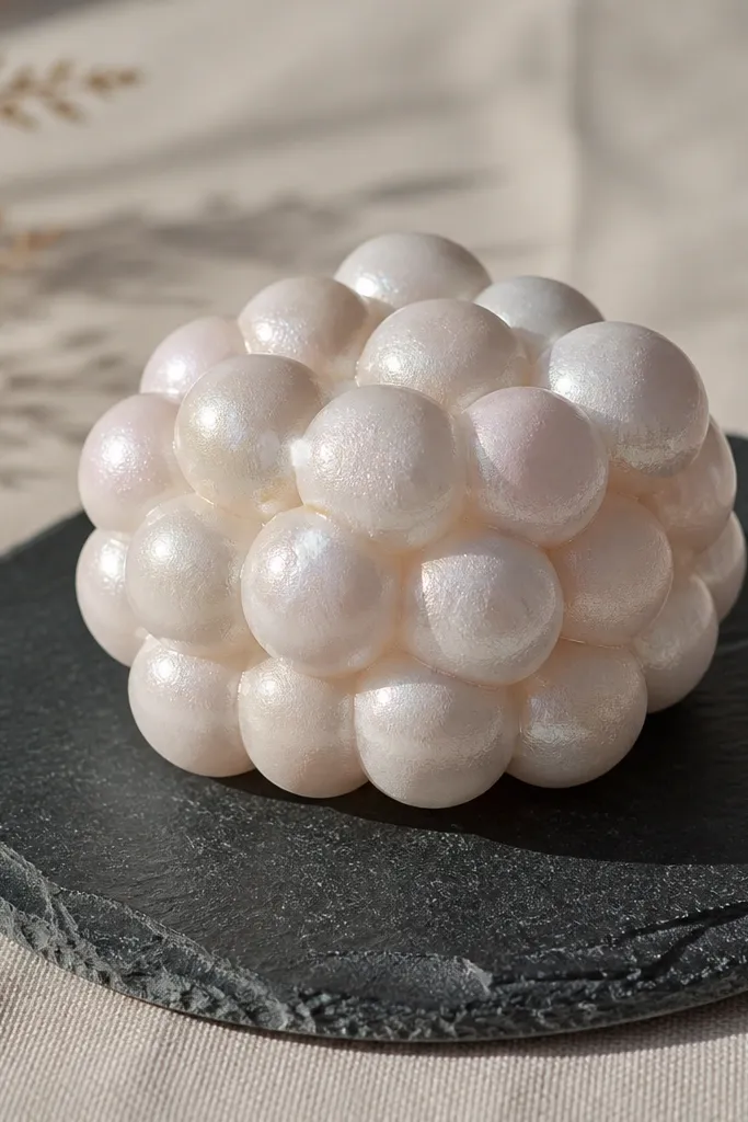 Mini bubble-looking paper squishy with evenly distributed filling