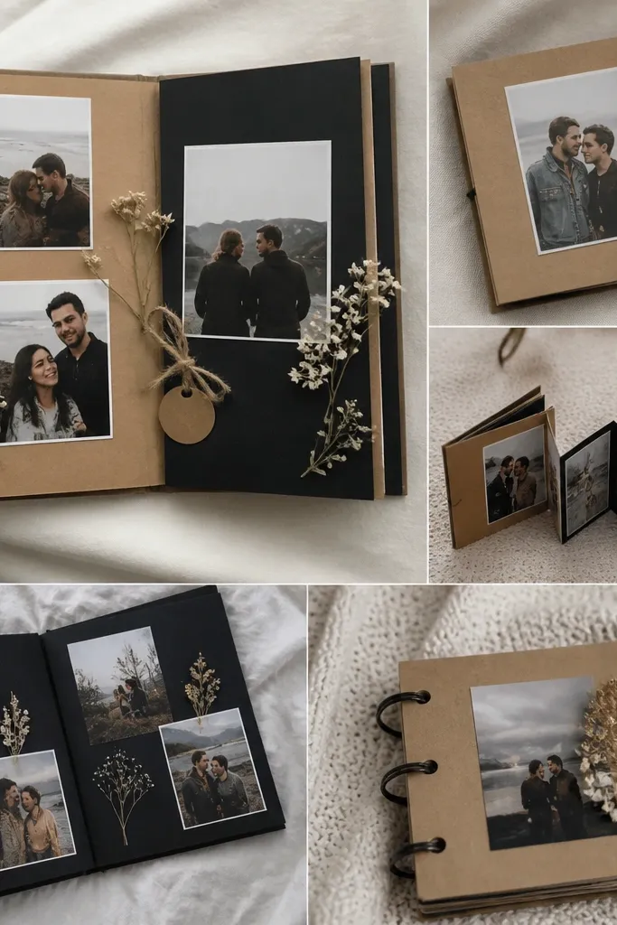Compact small space scrapbook ideas for boyfriend