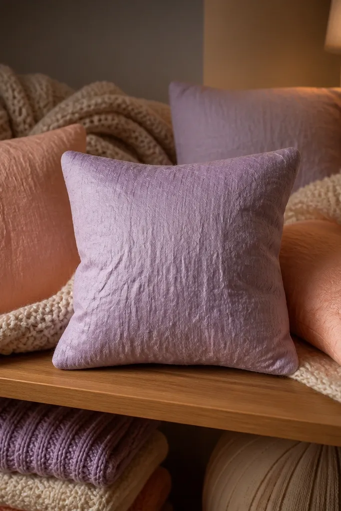 Small origami pillow shape with pointed corners and a soft look