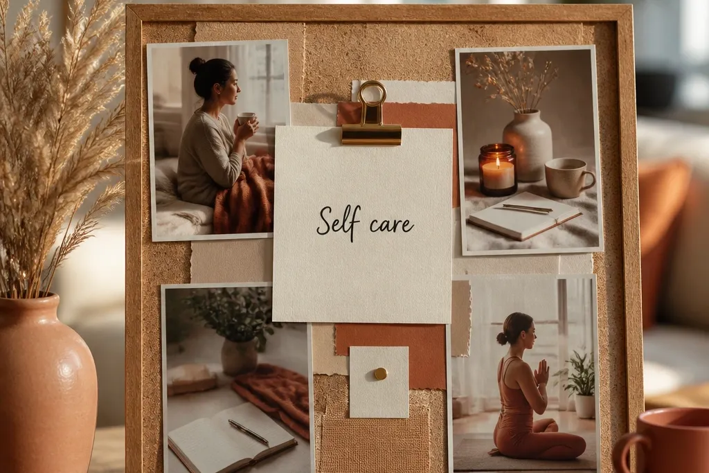Cozy Vision Board Ideas Pictures For Self Care
