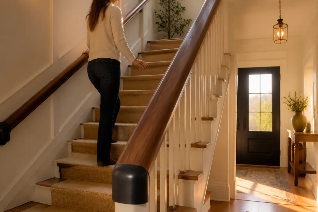 Cozy Warm Stair Railing Ideas
