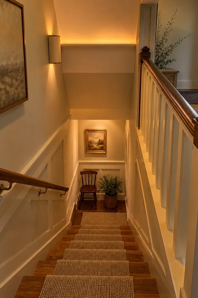 Cozy Warm Stair Railing Ideas
