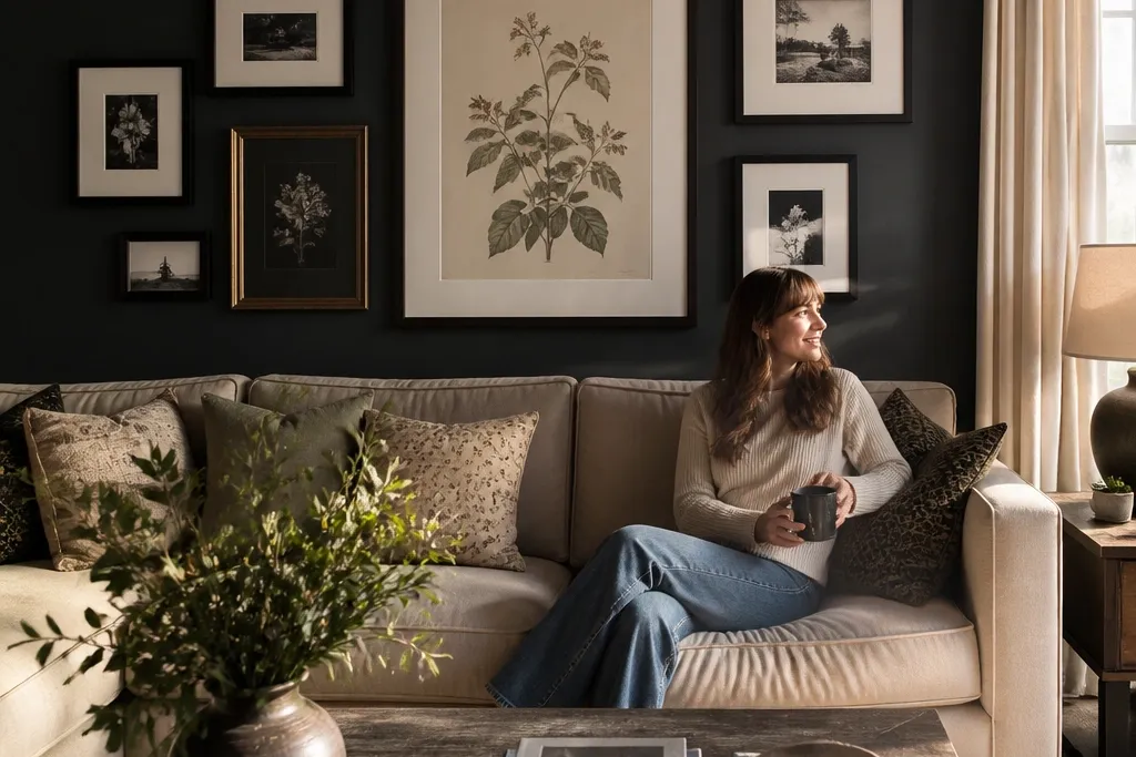 Curated Living Room Gallery Wall Ideas