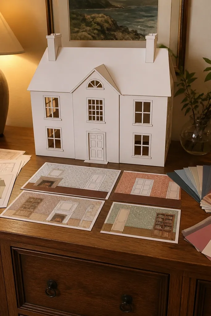 Cute Paper Doll House Templates To Print Free