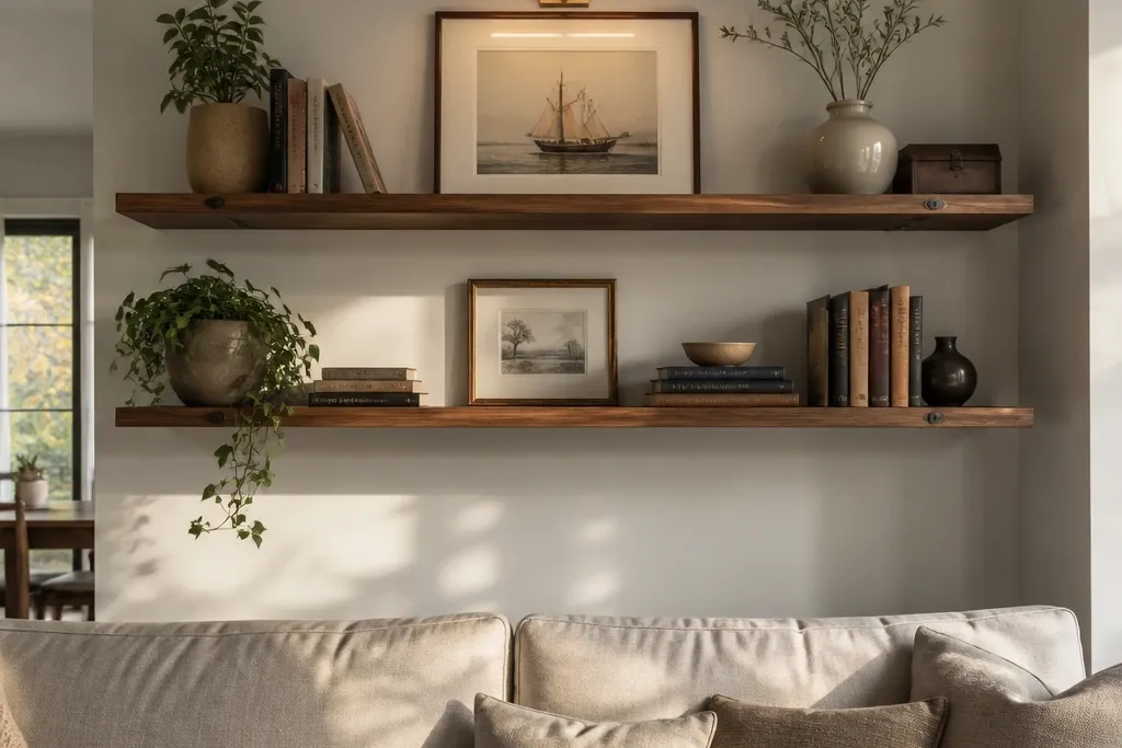 DIY Floating Shelves That Hold Real Weight