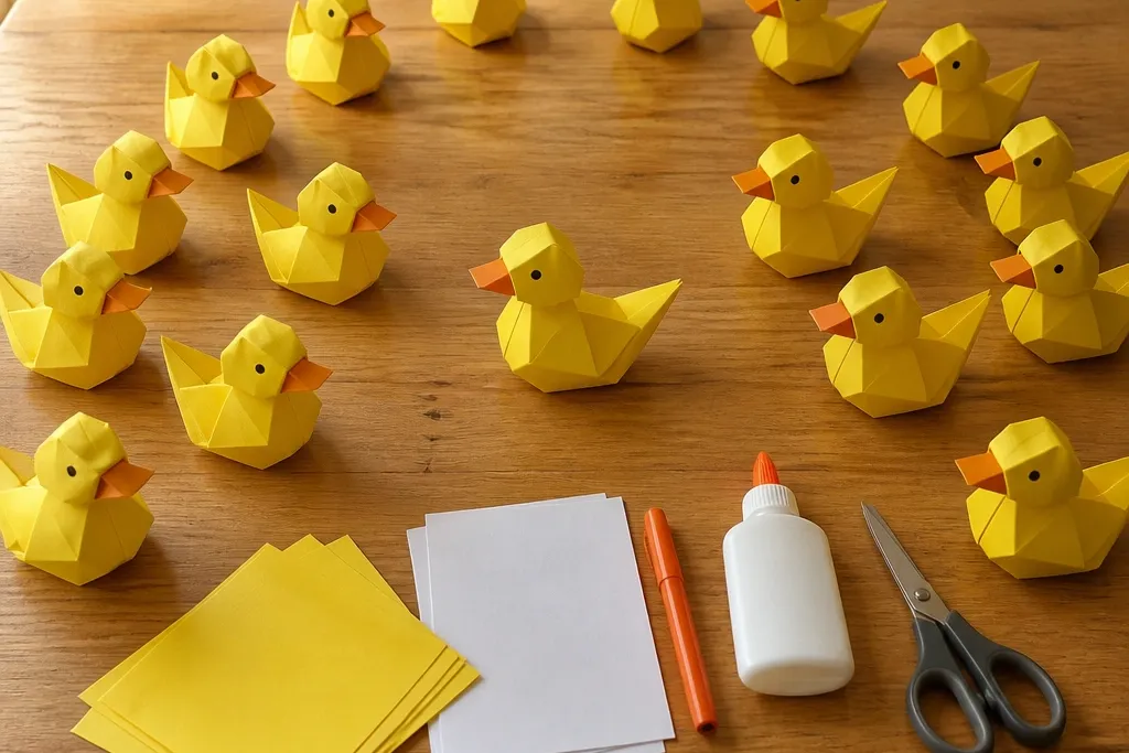 15 Budget-Friendly Steps for a Paper Duck