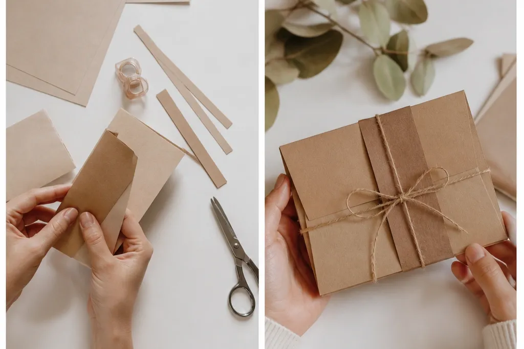 DIY paper gifts for your boyfriend before and after