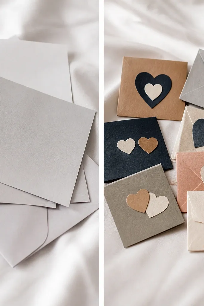 DIY paper gifts for your boyfriend before and after