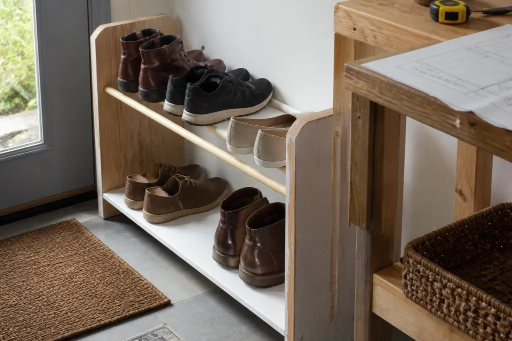DIY Shoe Rack Under $25 in 5 Steps