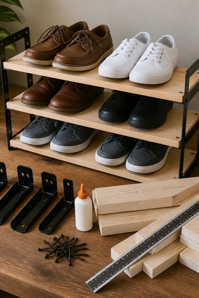 DIY Shoe Rack Under $25 in 5 Steps
