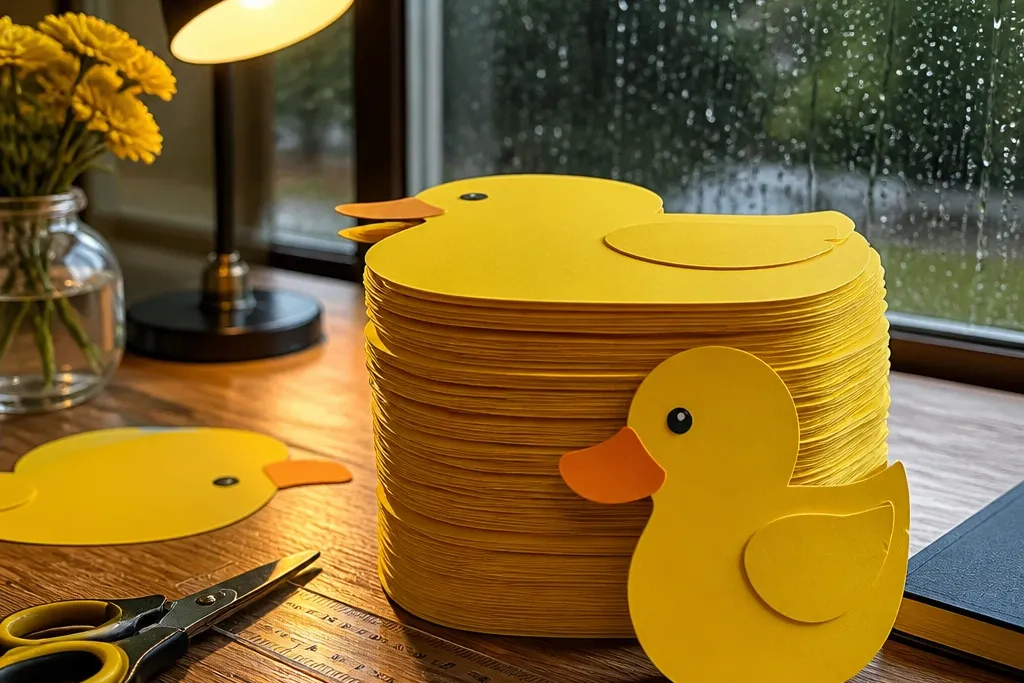 25 Good-Looking Duck Paper Crafts for Rainy Days