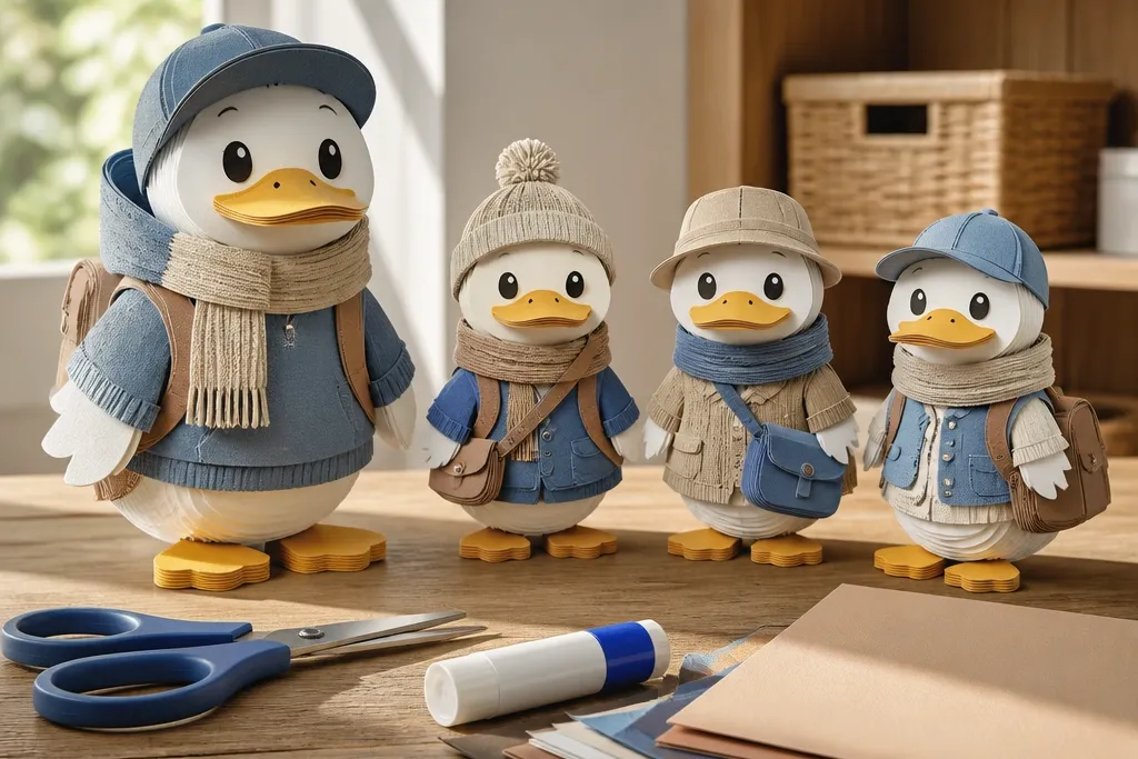 25 Cozy Duck Paper Doll Ideas Kids Love